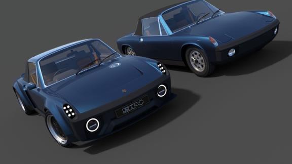 Tired of restomod 911s? Check out this new-but-old Porsche 914 creation