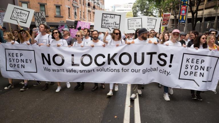 lockout laws protest