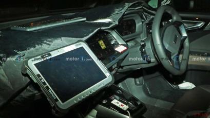 Audi Q4 E-Tron Sportback spy photos show its interior.