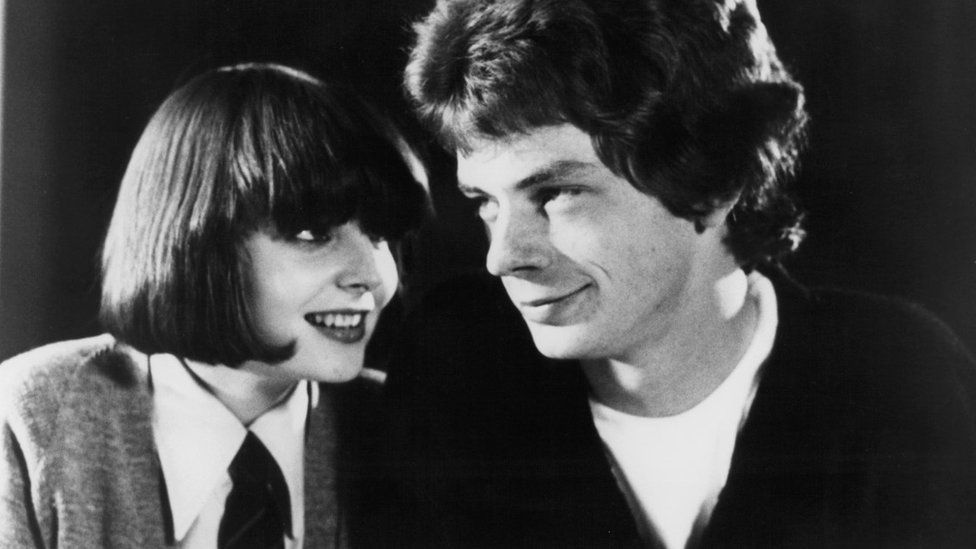 Clare Grogan has a crush on Gordon John Sinclair in a scene from the film 'Gregory's Girl', 1981.
