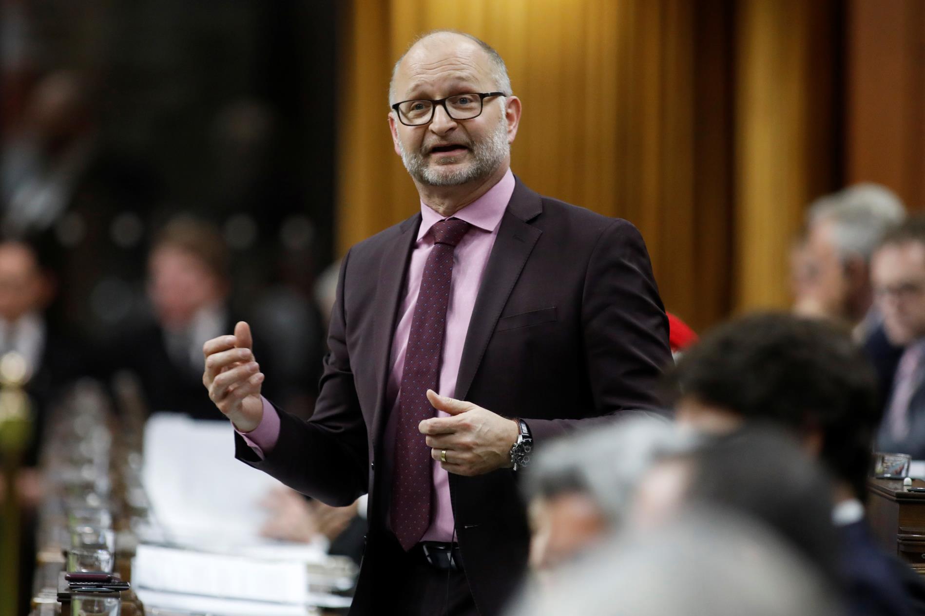 Canada's Minister of Justice and Attorney General of Canada David Lametti speaks during Question Period in the House of Commons on Parliament Hill in Ottawa, Ontario, Canada January 27, 2020. REUTERS/Blair Gable