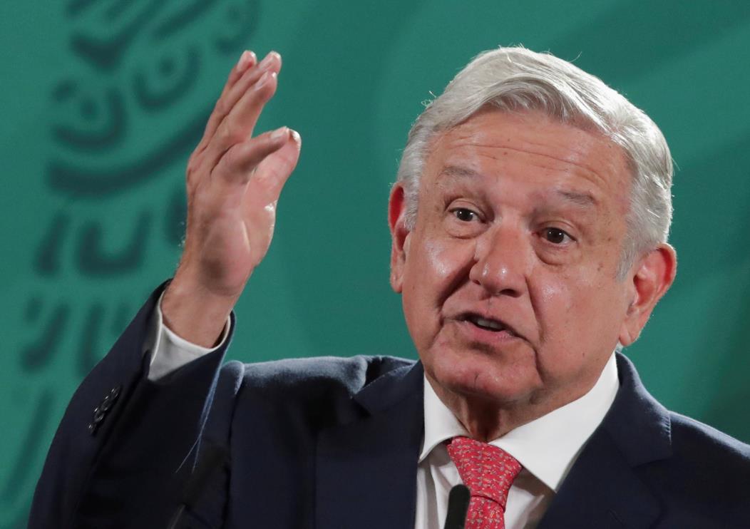 Mexico's President Andres Manuel Lopez Obrador speaks during a news co<em></em>nference a<em></em>bout the results of the mid-term election, at the Natio<em></em>nal Palace in Mexico City, Mexico June 7, 2021. REUTERS/Henry Romero/File Photo