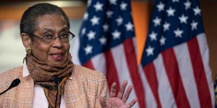Eleanor Holmes Norton, District of Columbia delegate to the House of Representatives, speaks on Capitol Hill May 21, 2020 in Washington, D.C. (Getty Images)