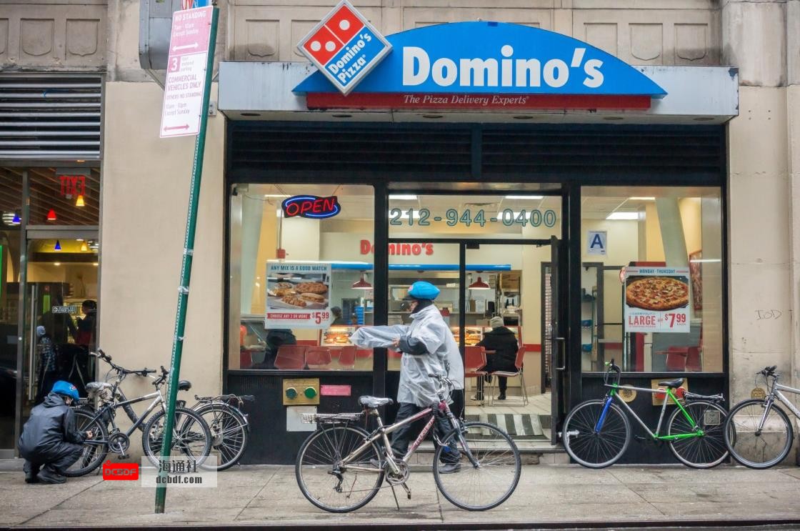 A franchise of the popular Domino's Pizza chain in New York City, U.S., March 14, 2015. (Shutterstock Photo)